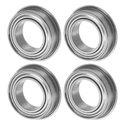 Unique Bargains Durable Chrome Steel Flanged Ball Bearing 4 6mm x 10mm x 3mm