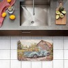 Stupell Industries Vintage Truck With Flowers Printed Anti-Fatigue Floor Mat, design by Nina Blue, 30"x18" - 3 of 4