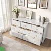 6/7 Drawer Dresser for Bedroom 47'' Wide Dresser Chest of Drawers Wooden Chest - 4 of 4