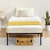 14 Inch Twin Bed Frame No Box Spring Needed, Heavy Duty Metal Platform Bed Frame Twin Size for Bedroom Easy Assembly, Noise Free, Black, Tiwn - 4 of 4