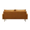 Velvet Sofa Modern Couch Tufted Couch with Metal Legs for Living Room, Bedroom, Office, Playroom - 2 of 4