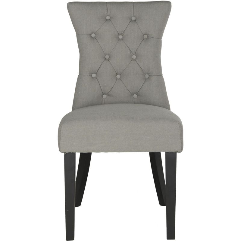 Gretchen Tufted Side Chair (Set of 2) - Granite - Safavieh ., 1 of 8