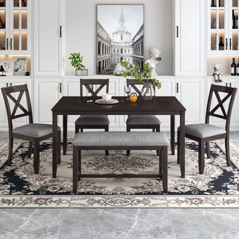 Target dining set with hot sale bench