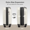 KTMBDW 2 Piece Luggage Set, 20" Carry-On Expandble Luggage Hardside Lightweight Suitcase,14" Mini Cosmetic Cases with TSA Lock & Spinner Wheels - 4 of 4