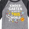 Boys' - Dr. Seuss - Kindergarten Out Of This World Raglan Graphic T-Shirt - 2 of 4