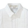 Hope & Henry Boys' Tuxedo Button Down Shirt (White, 3-6 Months) - 2 of 4