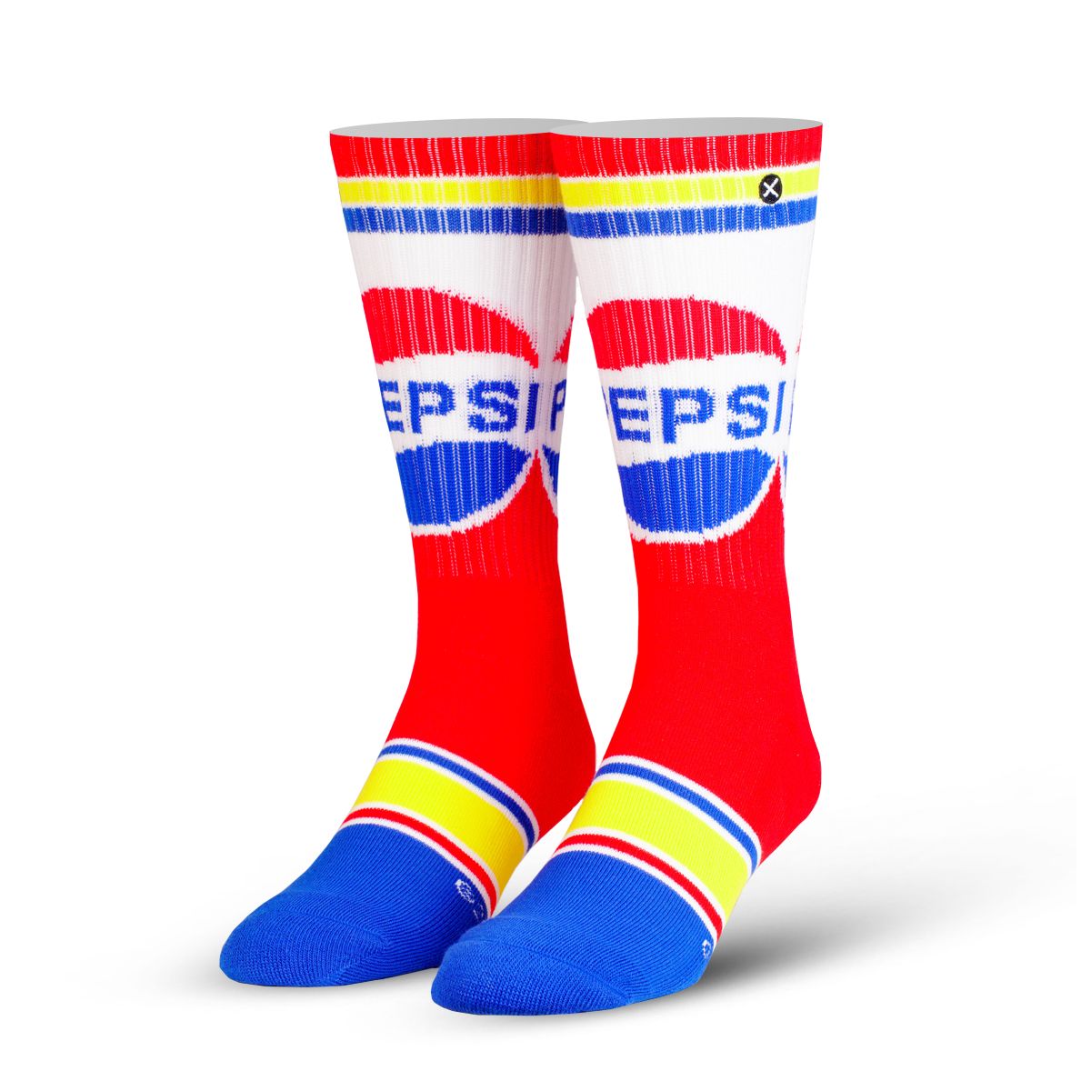 ODD SOX - Pepsi and Mountain Dew Novelty Funny Cool Crew Socks, Size Large