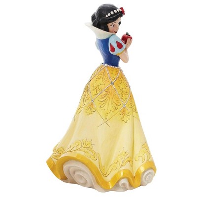 Snow White Crystal-Embellished Painted Resin Figurine, 15 Inches