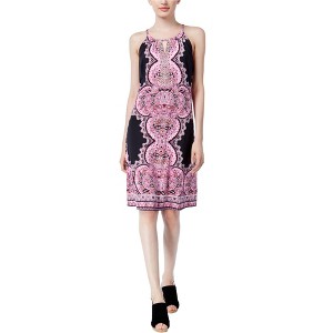 I.N.C International Concepts Womens Emellished Sheath Dress, Pink, Medium - 1 of 1