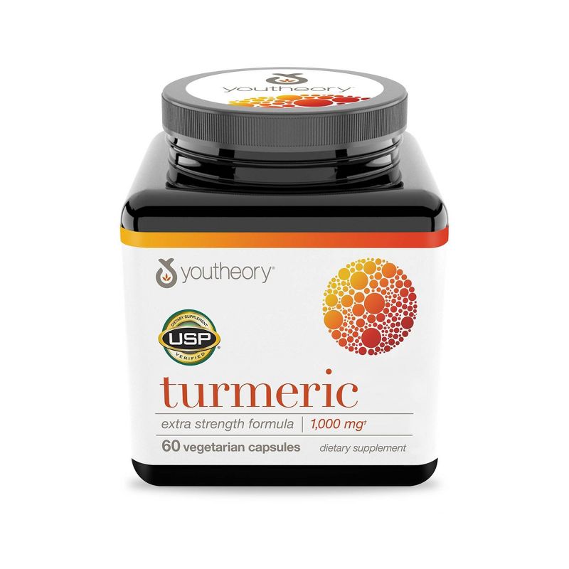 Youtheory Turmeric Extra Strength Capsules - 60ct, 1 of 9