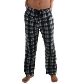 Members Only Men's Fleece Sleep Pant With Two Side Pockets - Multi Colored  Loungewear, Relaxed Fit Pajama Pants For Men, Red Plaid Xl : Target