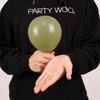 PartyWoo Balloons Sage Green Matte Olive Eucalyptus Small Mini 5 Inch 120 pcs - 2 of 4