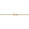 Black Bow Jewelry 0.9mm, 14k Yellow Gold, Solid Box Chain Bracelet - image 3 of 4