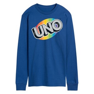 Men's - UNO - UNO Rainbow Long Sleeve Graphic T-Shirt - 1 of 3