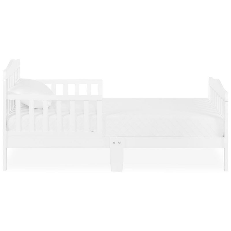 Dream On Me JPMA Certified  Memphis Classic Design Toddler Bed in White, 6 of 9