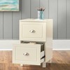 Two Drawer Filing Cabinet Antique White - Buylateral : Target