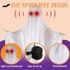 Joyfy 67" Halloween Life Size Animatronics Ghost Outdoor Decor, Sound-Actived Skeleton Haunted House Props with Creepy Sound for Garden Yard Lawn - 2 of 4
