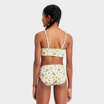 Art Class Girls' Citrus Garden Bikini Set - art class™ Cream L — фото 2