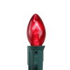 Northlight Pack of 25 Transparent Red C7 Christmas Replacement Bulbs - 3 of 3