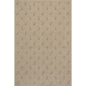 Rugs USA Flori Soft Floral Premium Wool Blend Washable Indoor Area Rug - 1 of 4