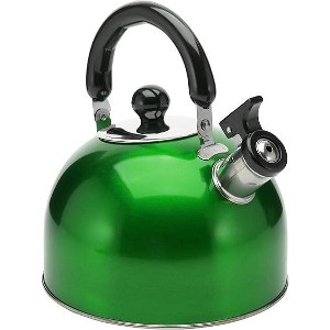 YBM Home Induction Compatible Stainless Steel 3 Liter Stovetop Whistling Tea Kettle with Handle - 1 of 3