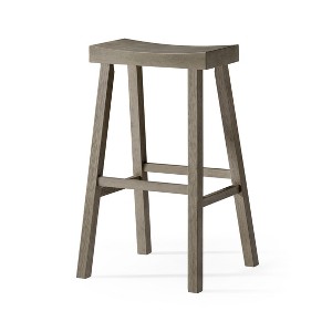 Maven Lane Vincent Backless Wooden Bar Height Bar Stool - 1 of 4