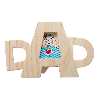Wooden Dad Picture Frame - Hand Made Modern®