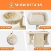 Nasitip 69-Inch Heavy-Duty Cat Tree for Large Cats, Multi-Level Tower with Condos, Hammock, Perches & Scratching Posts - 2 of 4