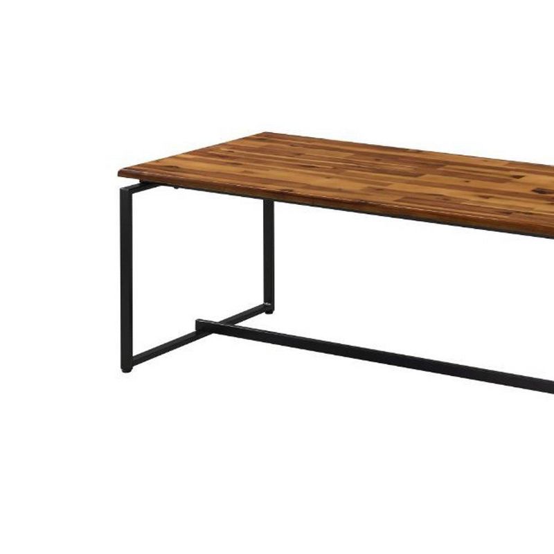 48&#34; Jurgen Coffee Table Oak/Black - Acme Furniture, 3 of 6