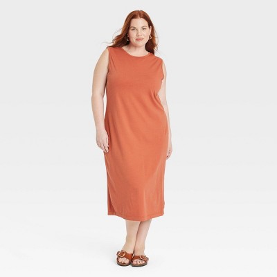 Women's Knit Midi Shift Dress - Universal Thread™