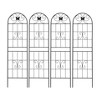 NicBex Metal Garden Trellis for Climbing Plants Lattice Panels for Outside Rustproof Arch Trellis for Garden - 2 of 4