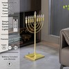 Chabad Style Hanukkah Menorah for Entryway, Living Room, Office, and Kitchen with LED Light Bulbs - image 2 of 4