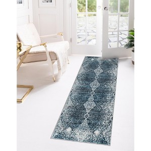 Unique Loom Kamala Washable Collection Area Rug - Chevron - 1 of 4