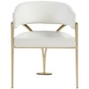 Meridian Furniture,Madelyn Velvet Dining Chair, Set of 2 - 3 of 4