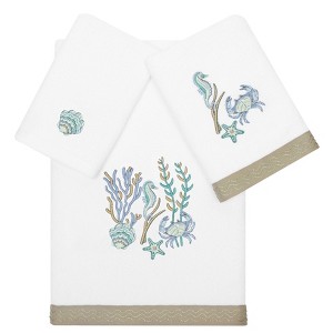 Aaron Design Embellished Towel Set - Linum Home Textiles - 1 of 4