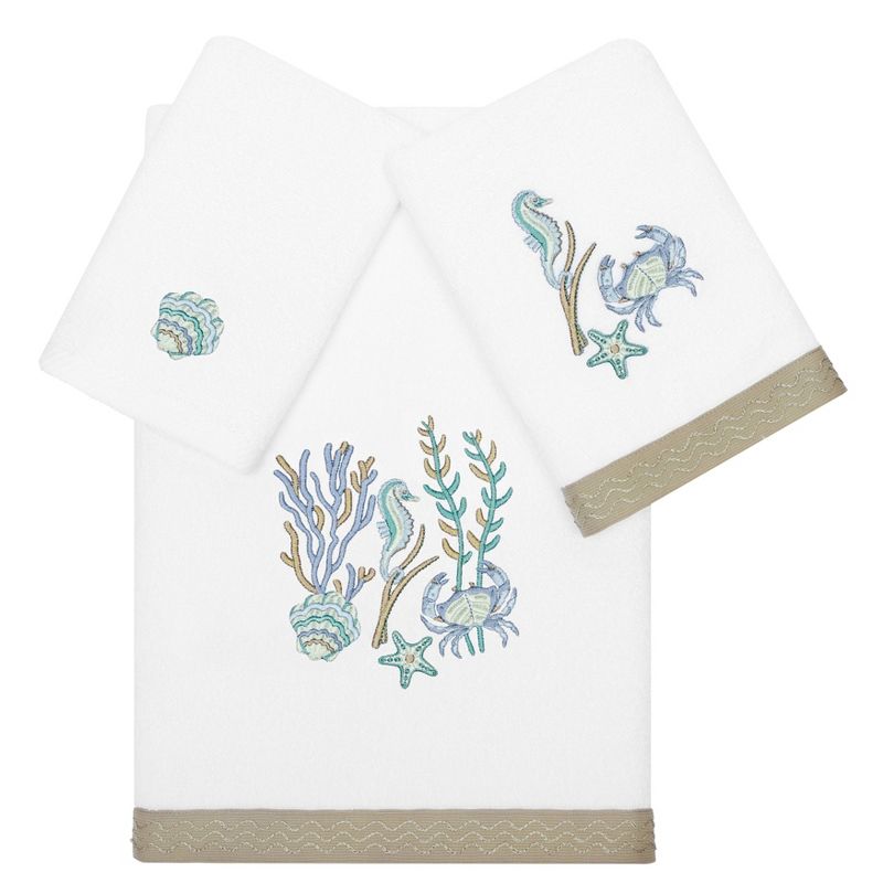 Aaron Design Embellished Towel Set - Linum Home Textiles, 1 of 11