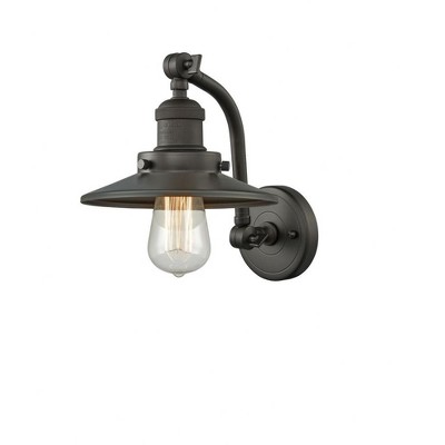 Railroad - 1 Light Wall Sconce In Traditional Style-11.5 Inches Tall and 5 Inches Wide