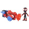Marvel Spidey and His Amazing Friends Miles Morales Techno Racer Set FFP Packaging - 2 of 4