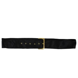 Northlight 56" Black and Silver Santa Claus Men's Christmas Belt Costume Accessory - 1 of 1