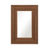 Wood Framed Wall Mirror - Rectangular Decorative Mirror - Accent for Bedroom, Living Room, Office, Home Decor - 36" Brown - 2 of 4