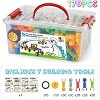 170-Piece Building Blocks Set with Storage Box and Idea Guide, STEM Educational Toys for Creative Kids Ages 4-9 - 2 of 4