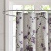 SEVOBAL Shower Curtain Cherry Blossom Design 100 Percent Cotton Machine Washable for Modern Bathroom Decor, Purple, 72"*72"*0.13" - 4 of 4