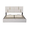 Queen Size Bed Frame With Headboard, Hydraulic Storage System, Velvet Upholstered Platform Bed, No Box Spring Needed - 4 of 4