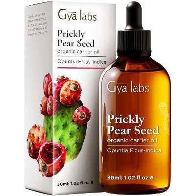 Gya Labs (1 Fl Oz) Organic Prickly Pear Seed Oil for Face - Prickly Pear Carrier Oil for Skin, Hair, Nails