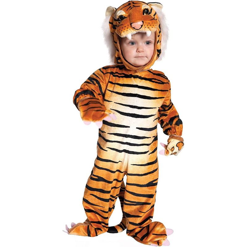 Tiger Printed Children's Costume, 1 of 2