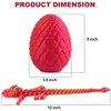 Kitcheniva 3D Printed Dragon Egg Fidget Toy 12" Red - 3 of 3