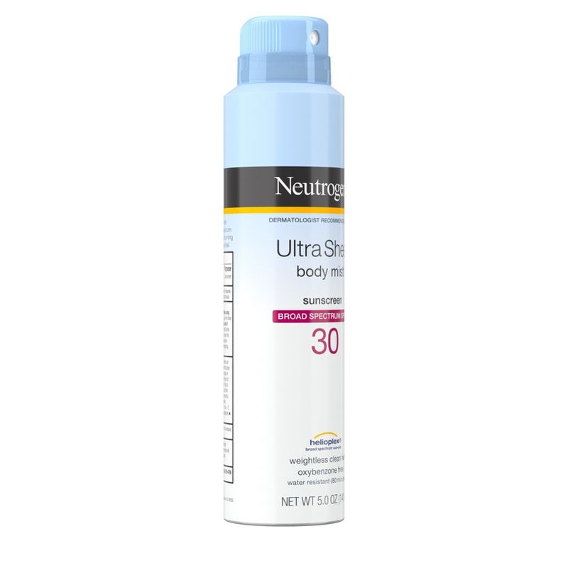 Neutrogena Ultra Sheer Lightweight Sunscreen Spray - SPF 30 - 5oz, 5 of 12