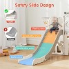 8 in 1 Indoor Slide for Toddler 1-3 Age - Freestanding Baby Slide, Outdoor Playground Kids Slider, Gray - 4 of 4