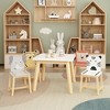 KWPZQEB Kids Wood Table and Chair Set, Toddler Table and Chair Set for Girls, Boys - 4 of 4