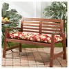 Kensington Garden 18"x51" Outdoor Bench Cushion - 2 of 4